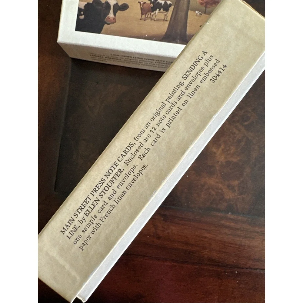 VTG Main Street Press Note Cards Ellen Stouffer 2 Box Set  13 Ct New w Envelopes